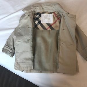 Burberry rain coat